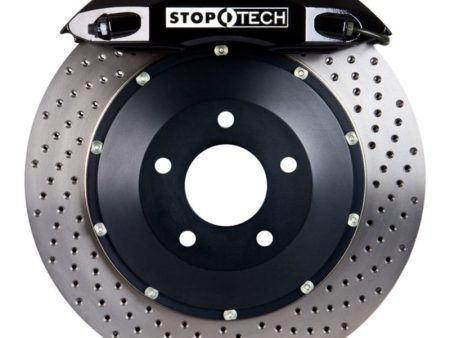 StopTech Porsche 911 05-10 Carrera Front BBK ST-40 Caliper Black   2pc Drilled 355x32mm Rotor Hot on Sale