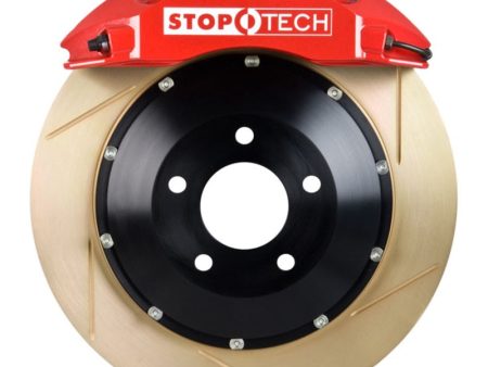 StopTech 05-10 Porsche 911 Carrera S (997) Front BBK ST-60 Caliper Red   2pc Zinc Slotted 355x35mm on Sale