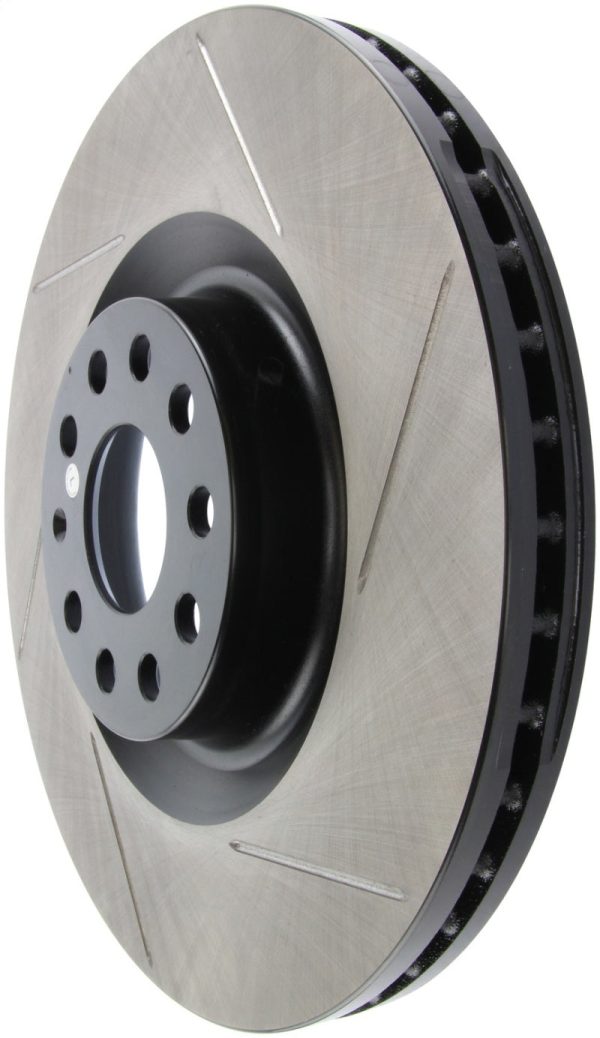 StopTech Power Slot 09 VW CC (Passat CC)   06-09 Passat Front Left Slotted Rotor For Sale