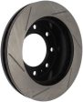 StopTech Power Slot 02-04 Avalance 2500 w  2in Raise Front Right Slotted Rotor on Sale