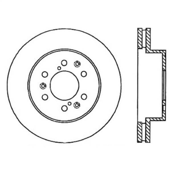 StopTech Power Slot 07 Chevrolet Tahoe Front Right Rotor Online Sale