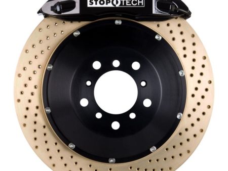 StopTech Porsche 911 05-10 Carrera Front BBK ST-40 Caliper Black   2pc Zinc Drilled 355x32mm Rotor on Sale