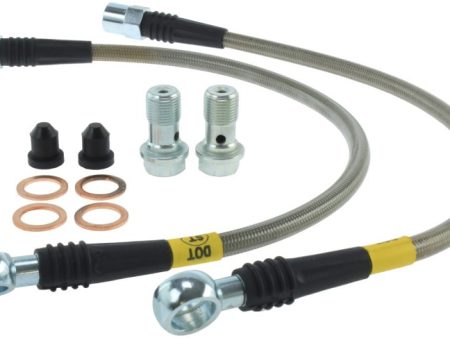 StopTech 01-05 Audi Allroad Rear Stainless Steel Brake Line Kit For Cheap