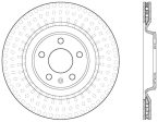 StopTech Power Slot 12-13 Audi A6 Quattro 11-12 A7 Quattro   10-13 S4 Rear Right Slotted Rotor Online Hot Sale