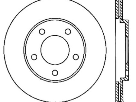 StopTech Power Slot 05-10 Mustang V6 4.0L   GT V8-4.6L Rear Right Slotted Rotor Supply