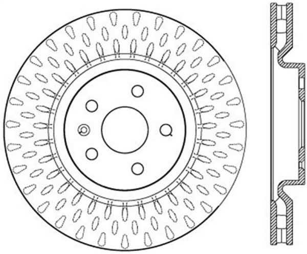 StopTech Power Slot 14-17 Chevrolet SS Front Left Slotted Rotor Online Sale