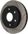 StopTech Power Slot 02-06 Cadillac Escalade   Chevrolet Avalanche 1500 Front Left Slotted Rotor Cheap