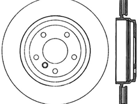 StopTech 00-07 BMW 330 Series E46 E90 Drilled & Slotted Left Rear Rotor Supply