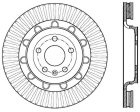 StopTech 17 Ford Flex  17 Ford Explorer w  Heavy Duty Brakes Front Left Slotted Rotor Hot on Sale