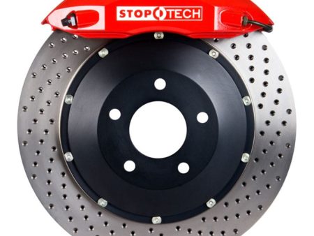 StopTech 08-10 Porsche Cayman S Rear BBK ST-40 Caliper Red   2pc Drilled 332x32mm Rotor Online