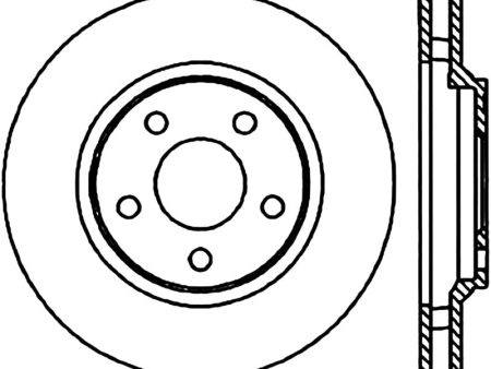 StopTech Power Slot 98-02 Pontiac Firebird Trans Am   Chevy Camaro Front Left Slotted CRYO Rotor Online Sale