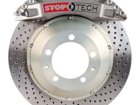 StopTech BMW 335i (F30) Fr BBK w Trophy Anodized ST-60 Calipers Drilled 380X32 Rotors Pads SS Lines For Cheap