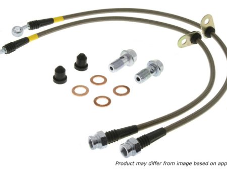 StopTech 00-06 BMW X5 Stainless Steel Front Brake Line Kit Hot on Sale