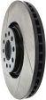 StopTech Power Slot 01-06 Audi Allroad   05-09 A4   6 99-04 A6   99-02 S4 Right Front Slotted Rotor Online now