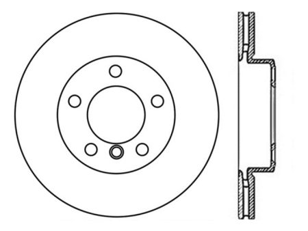 StopTech 9 07-09 BMW 328 Slotted & Drilled Left Front Rotor Online Hot Sale