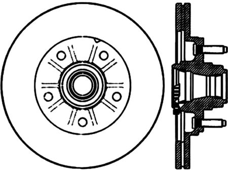 StopTech Power Slot 01-03 Ford F150 5 Lug Front Left Slotted CRYO Rotor Online Sale