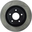 StopTech Power Slot 05-07 Cadillac XLR   06-09 Chevy Corvette Front Right Slotted Rotors Online Sale