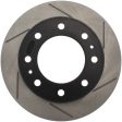 StopTech Power Slot 02-04 Avalance 2500 w  2in Raise Front Right Slotted Rotor on Sale