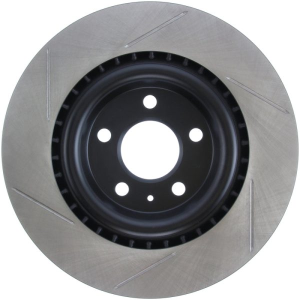 StopTech Power Slot 12-13 Audi A6 Quattro 11-12 A7 Quattro   10-13 S4 Rear Left Slotted Rotor Fashion