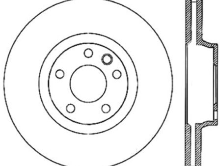 StopTech Power Slot 07-15 Audi Q7   04-17 Porsche Cayenne Front Left Cryo Slotted Rotor Cheap