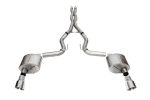 Corsa 2024 Ford Mustang GT Xtreme Cat-Back Exhaust Sys. 3.0in Dual Rear Exit w 4.5in Pro Series Tips For Sale