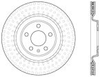 StopTech Power Slot 12-13 Audi A6 Quattro 11-12 A7 Quattro   10-13 S4 Rear Left Slotted Rotor Fashion