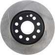 StopTech Power Slot 06-10 Audi A3   09 VW CC (Passat CC)   06-09 GTI Mk V Left Rear Slotted Rotor Cheap