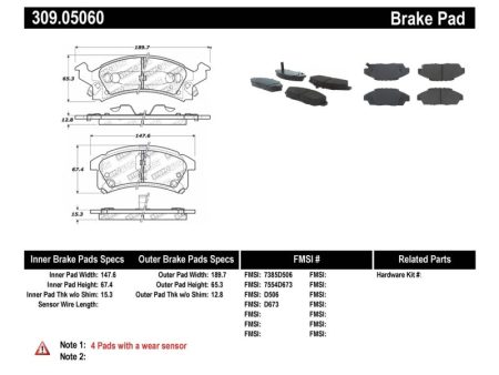 StopTech Performance 90-98 Buick Skylark   90-98 Pontiac Grand Am Front Brake Pads Cheap