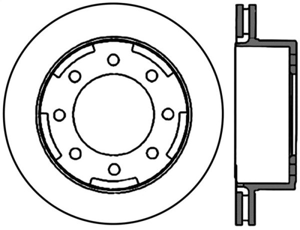 StopTech Power Slot 03-06 08-09 Chevy Avalanche 2500   00-09 Yukon Rear Right Slotted Cryo Rotor Supply