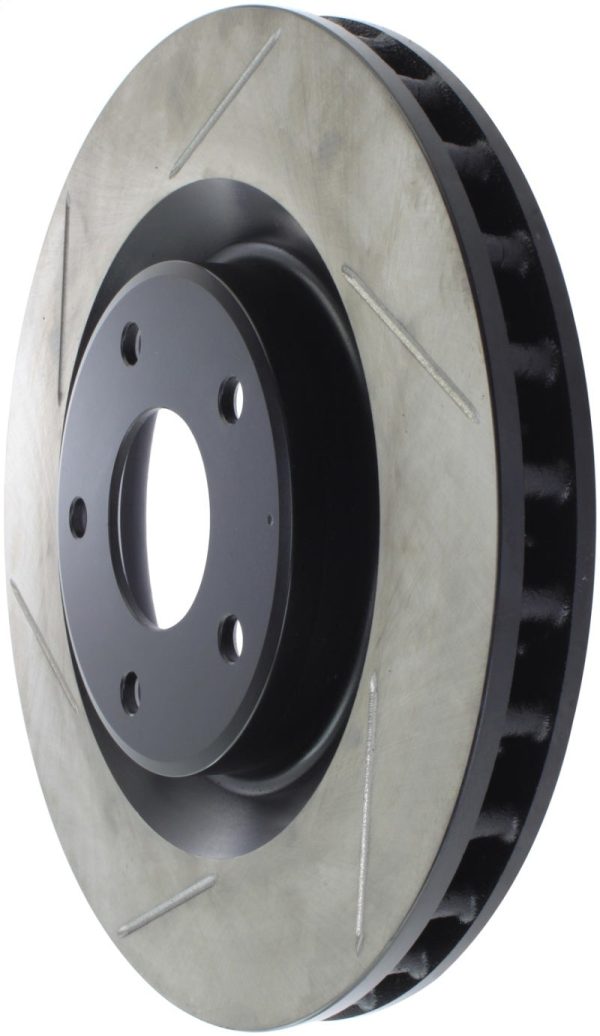 StopTech Power Slot 05-07 Cadillac XLR   06-09 Chevy Corvette Front Right Slotted Rotors Online Sale