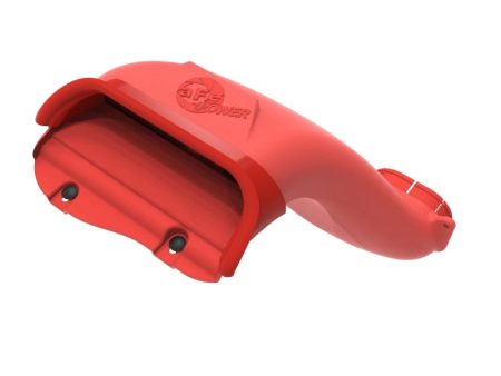 aFe Rapid Induction Dynamic Air Scoop 2021+ Ford F-150V6 V8 - Red For Cheap