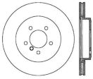 StopTech 2001-2005 BMW 330Ci   330i   330xi Front Right Cyro Slotted Rotor on Sale