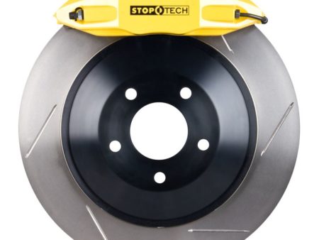 StopTech 06-12 VW GTI Front BBK w Yellow ST-41 Calipers 328x25mm Slotted Rotors Fashion