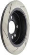 StopTech Power Slot 07-09 Mini Cooper Cooper S Rear Left Slotted Rotor For Sale