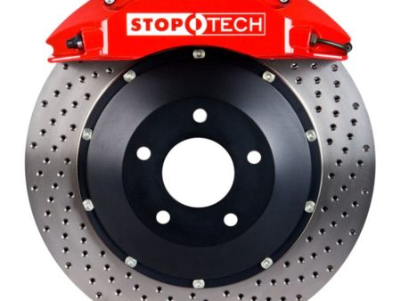 StopTech Porsche 911 05-10 Carrera Front BBK ST-60 Caliper Red   2pc Drilled 355x35mm Rotor Cheap