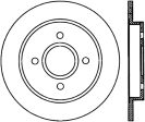 StopTech Power Slot 14-19 Ford Fiesta   01-07 Ford Focus Slotted Left Rear Cryo Rotor on Sale