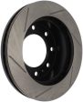 StopTech Power Slot 02-04 Avalance 2500 w  2in Raise Front Left Slotted Rotor Online Sale