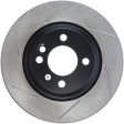 StopTech Power Slot 02-06 Mini Cooper Mini Cooper S Front Right SportStop Slotted Rotor Hot on Sale