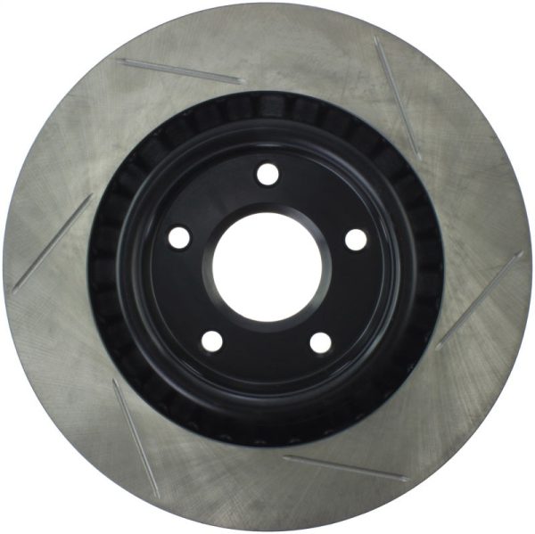 StopTech Power Slot 05-07 Cadillac XLR   06-09 Chevy Corvette Front Right Slotted Rotors Online Sale