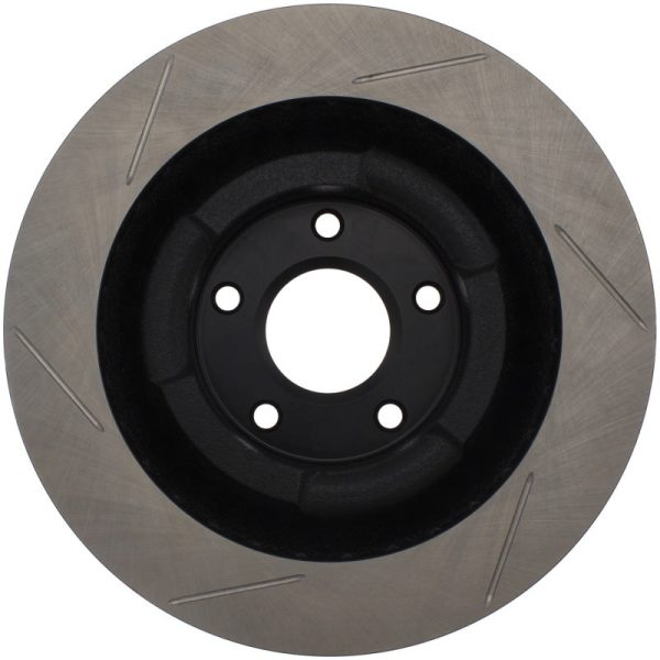 StopTech Power Slot 06-10 Chevrolet Corvette Front Right Slotted Rotor Online Hot Sale