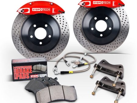 StopTech 07-20 Chevy Tahoe w  Blue ST-60 Calipers 380x32mm Slotted Rotors Front Big Brake Kit Hot on Sale