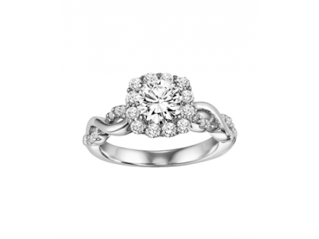 Artcarved Bella Engagment Ring Wht Gold-A Engagement Ring 31-V320ERW-E Online now