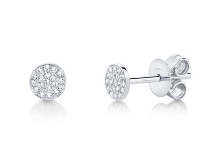 0.07CT DIAMOND PAVE STUD EARRING Supply