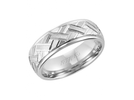 Artcarved Men s Wedding Band 11-WV7339W-G Hot on Sale