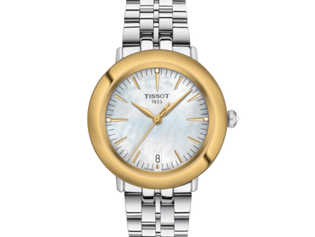 Tissot Glendora 18K Gold Bezel T929.210.41.116.01 Fashion