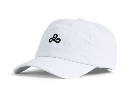 Cloud9 Core Collection Dad Hat. White Hot on Sale