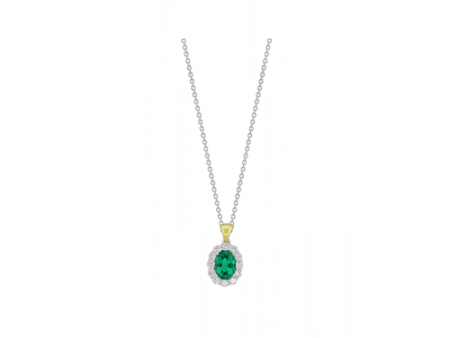 Spark Creations Classic Color Necklace P 6290-EM Online Hot Sale