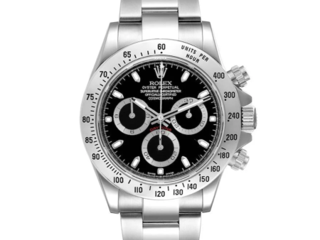 Rolex Daytona Steel Black Dial For Discount