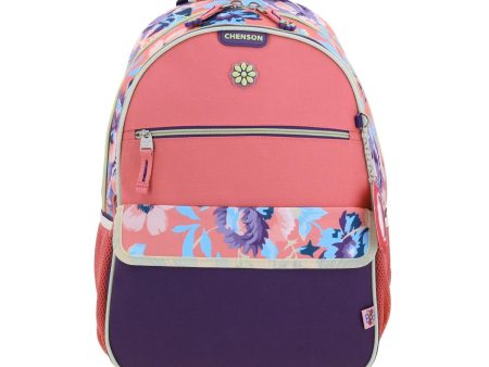 Mochila Rosa Para Niña Con Porta Tablet De Hasta 10  Happy Girl Chenson Clear Online Sale