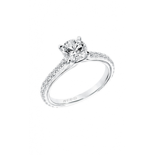 Artcarved Carmen Engagement Ring 31-V706ERW-E For Sale